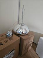 Retro chrome lampen, Ophalen of Verzenden, Nieuw, Glas, Minder dan 50 cm