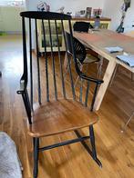 Vintage Schommelstoel, Ophalen, Gebruikt, Zwart, Deens design