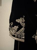 Zwarte Takcheta met Zilver - Maat XS/S, Galajurk, Zwart, Ophalen of Verzenden, Maat 34 (XS) of kleiner