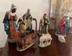 Mooie 9-delige Kerstgroep, groot formaat, etalagemateriaal, Ophalen