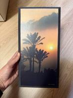 Schilderij met zonsondergang en palmbomen, Ophalen of Verzenden