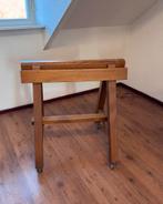 Houten zadelbok/zadelwagen op wieltjes, Ophalen of Verzenden, Met wielen, Zo goed als nieuw