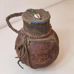 251047 Oude Borana Gorfa Woven Milk Container Ethiopie, Ophalen of Verzenden