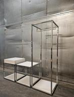 Kledingrekken en sokkels chroom, Ophalen