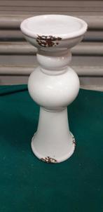 kandelaar riverdale wit aardewerk, Huis en Inrichting, Woonaccessoires | Overige, Ophalen of Verzenden, 'T Olde Gre-j, Info@toldegrej.nl