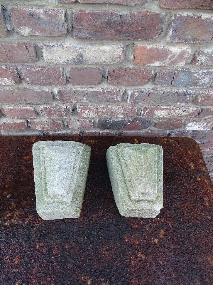 2 maal sluitsteen voor boog, Antiek en Kunst, Curiosa en Brocante, Ophalen