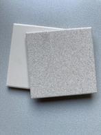 Tegeltjes 10x10 zand uni en zeer fijn gespikkeld, Doe-het-zelf en Verbouw, Tegels, Ophalen, Keramiek, Overige typen, Nieuw