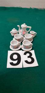 Mini servies roos, compleet, Antiek en Kunst, Ophalen of Verzenden