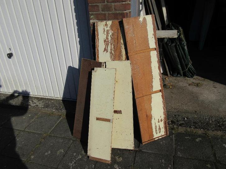 partij oud eikenhout, Doe-het-zelf en Verbouw, Hout en Planken, Gebruikt, Plank, Eiken, Minder dan 200 cm, Minder dan 25 mm, Ophalen