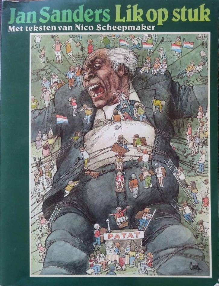 Jan Sanders Lik op stuk"", Boeken, Kunst en Cultuur | Beeldend, Zo goed als nieuw, Schilder- en Tekenkunst, Ophalen of Verzenden