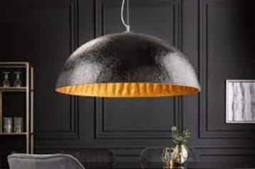 Design Invicta interior Elegante hanglamp GLOW Zwart/goud