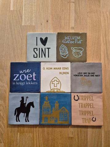 Sinterklaas tegeltjes cadeau of decoratie **2+1 GRATIS** beschikbaar voor biedingen