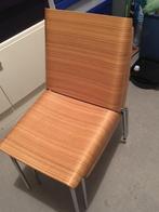 4x PLANK Millefoglie stoelen, Huis en Inrichting, Ophalen, Gebruikt, Bruin, Vier