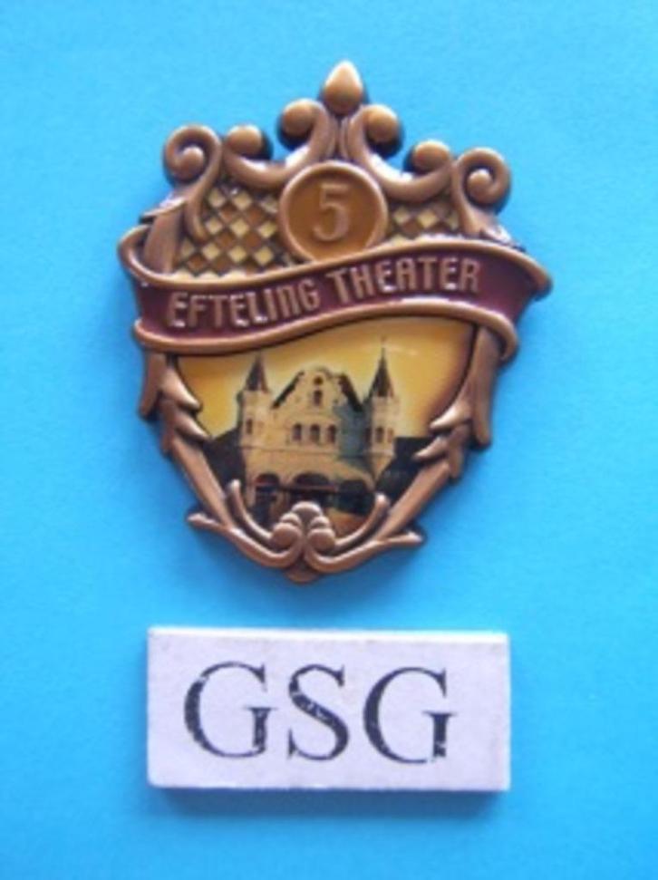 5 jaar Efteling Theater nr.  EPP099-02, Verzamelen, Efteling, Zo goed als nieuw, Button of Speldje, Ophalen