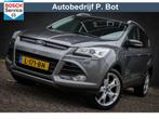 Ford Kuga 1.6 Titanium 4WD Trekhaak/Panoramadak/Camera/Navi, Euro 5, Zwart, 4 cilinders, Leder en Stof