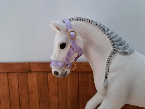 Schleich halster lichtpaars, Verzamelen, Dierenverzamelingen, Zo goed als nieuw, Beeldje of Figuurtje, Paard, Ophalen of Verzenden