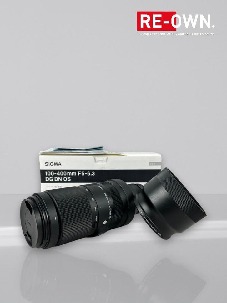 Sigma 100-400mm F/5-6.3 DG DN OS Contemporary Sony FE (+filt, Audio, Tv en Foto, Fotografie | Lenzen en Objectieven, Zo goed als nieuw