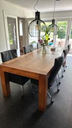 Prachtige Linteloo design tafel, Huis en Inrichting, Tafels | Eettafels, Ophalen, Gebruikt, 100 tot 150 cm, Eikenhout