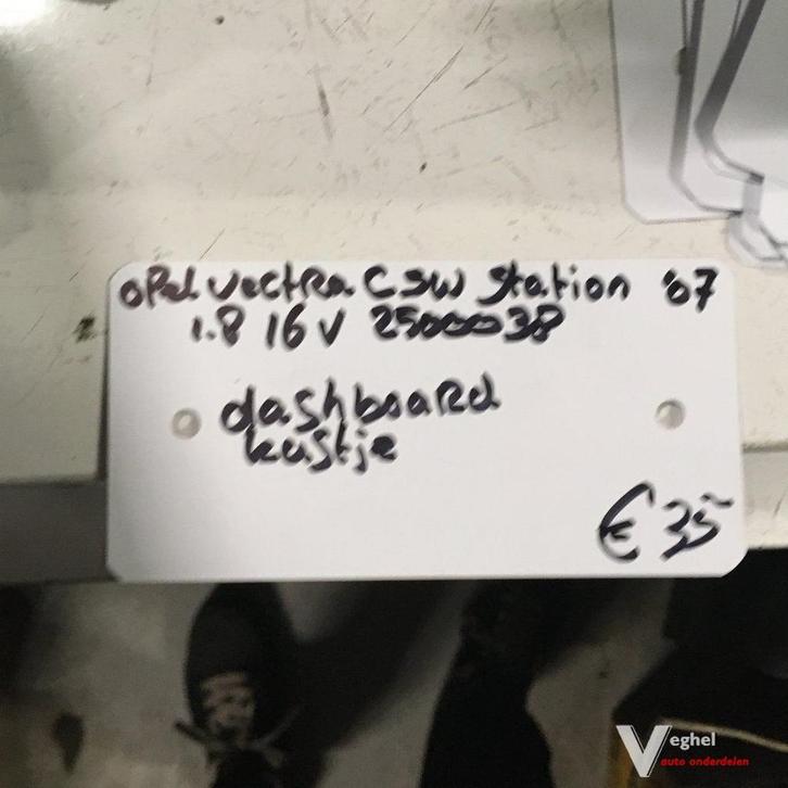 Opel Vectra C 1.8 16v station 2007 Wagennr 2500038 Dashboard, Auto-onderdelen, Dashboard en Schakelaars, Gebruikt, Ophalen of Verzenden
