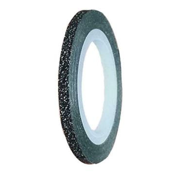 Striping tape GLITTER ZWART, 3 mm beschikbaar voor biedingen