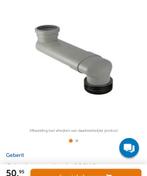 2x Gebrit sprongbocht Horizontaal 110/90, Ophalen of Verzenden, Nieuw