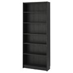 Billy boekenkast zwart, Met plank(en), 200 cm of meer, Nieuw, 25 tot 50 cm