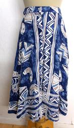 Mooie print rok met lange knoopsluiting aan voorkant! 46, Maat 46/48 (XL) of groter, Zo goed als nieuw, Onder de knie, Verzenden