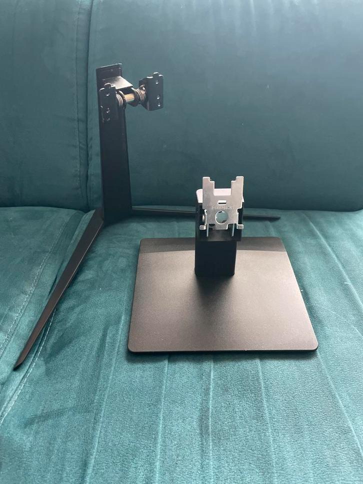 2x Beeldschermsteun - Plastic & Metaal, Computers en Software, Monitoren, Gebruikt, Ophalen