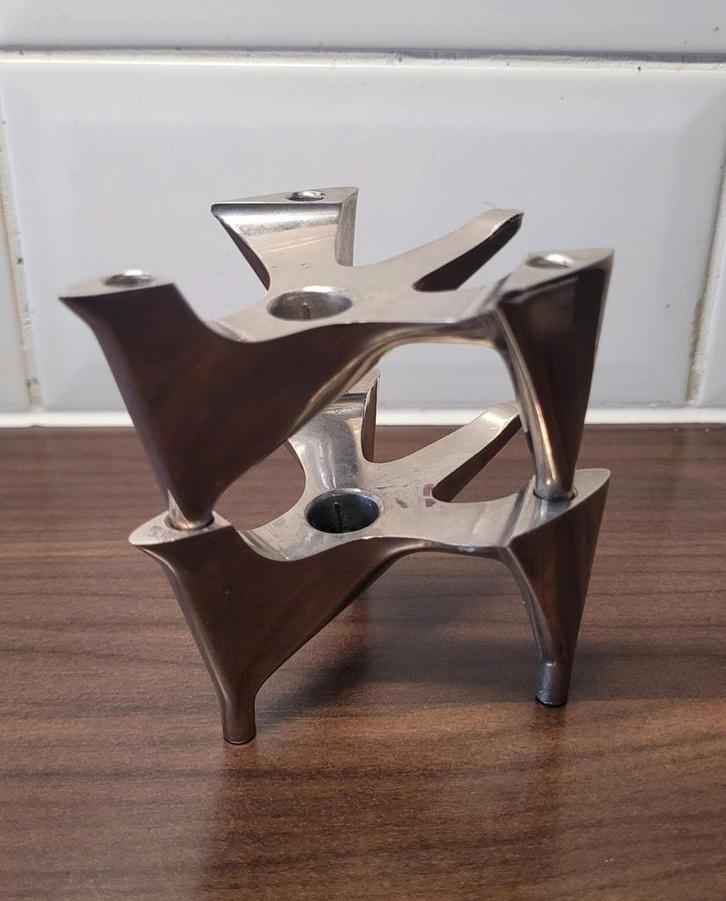 2 stuks Kandelaars/ Vogelflug / Hammonia Motard / jaren 60, Antiek en Kunst, Kunst | Designobjecten, Ophalen of Verzenden