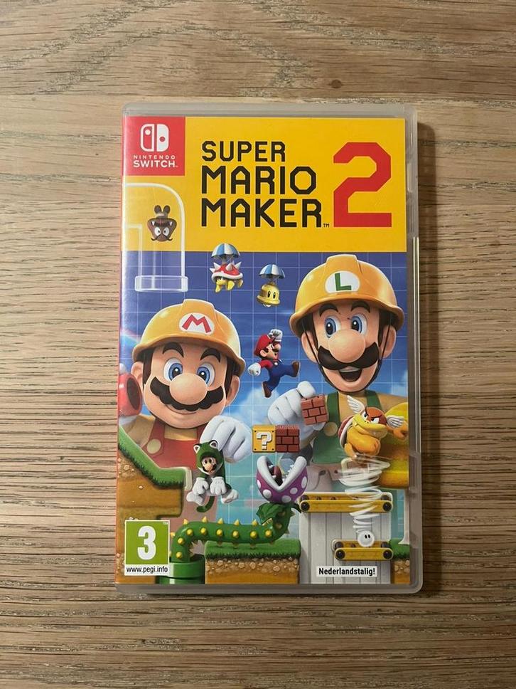 Super Mario Maker 2 - Nintendo Switch, Spelcomputers en Games, Games | Nintendo Switch, Zo goed als nieuw, Platform, 1 speler