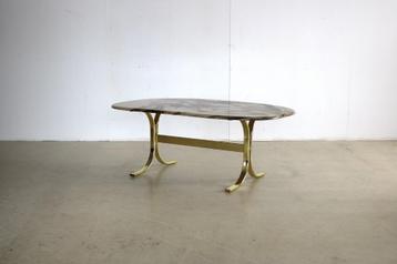 vintage salontafel | tafel | marmer | jaren 60 | Zweden beschikbaar voor biedingen