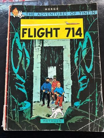 Engelse Kuifje Methuen Flight 714 gelezen staat beschikbaar voor biedingen