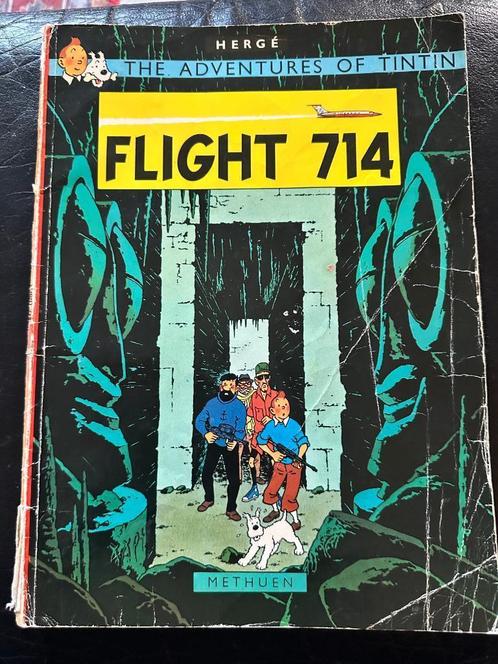 Engelse Kuifje Methuen Flight 714 gelezen staat, Boeken, Stripboeken, Gelezen, Eén stripboek, Ophalen