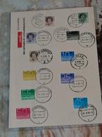 14e Elfstedentocht 1986 postzegels PTT post, Ophalen of Verzenden, Envelop