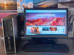 HP Desktop PC met LCD scherm, Computers en Software, Desktop Pc's, Ophalen, Hp, Gebruikt, HDD