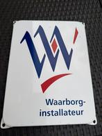 Waarborg-installateur, Verzamelen, Ophalen of Verzenden, Zo goed als nieuw, Reclamebord