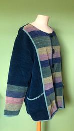 Vintage. Jas van biologische katoen Himalaya maat 42, Blauw, Maat 42/44 (L), Ophalen of Verzenden, Himalaya