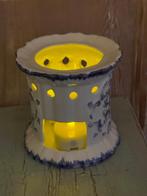 Grote warmhouder / theelichtje. Delfts blauw theelichthouder, Antiek en Kunst, Ophalen