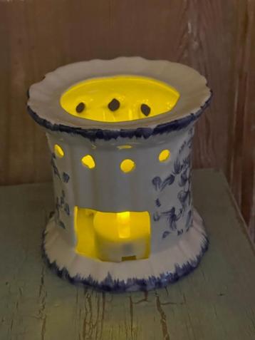 Grote warmhouder / theelichtje. Delfts blauw theelichthouder beschikbaar voor biedingen