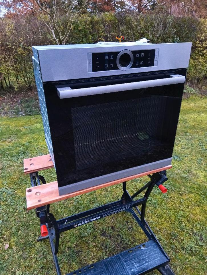 Bosch heteluchtoven, Witgoed en Apparatuur, Ovens, Gebruikt, Inbouw, Oven met grill, 45 tot 60 cm, 45 tot 60 cm, Hete lucht, Ophalen