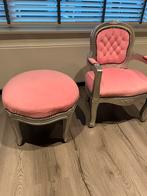 Fauteuil (kinderstoel) en poef Barok prinsessen set, Ophalen, Gebruikt, Tafel(s) en Stoel(en)