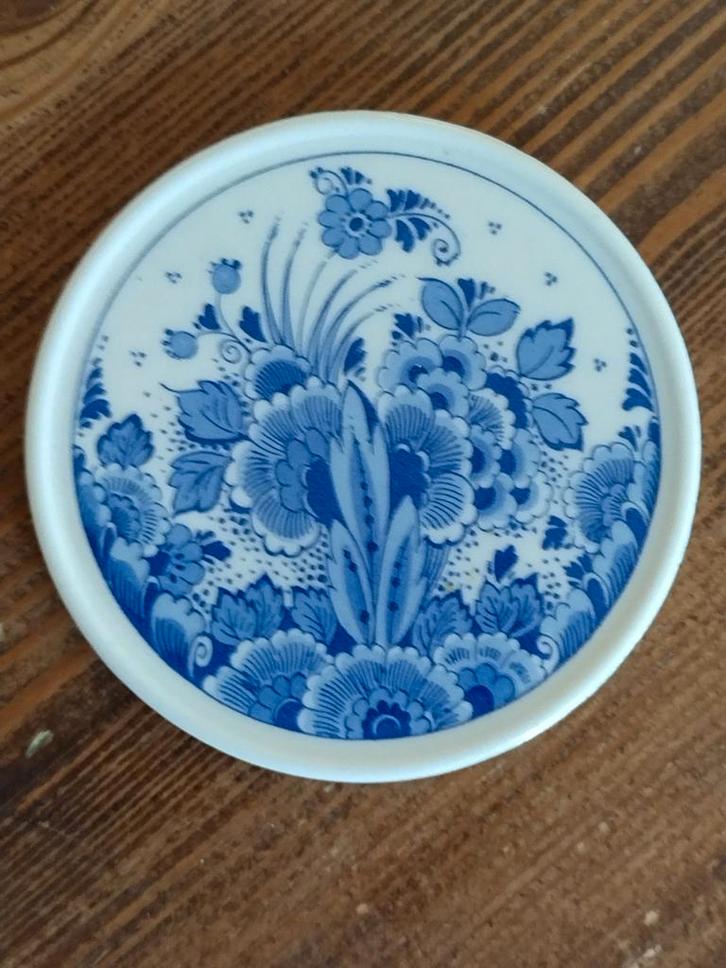 Delfts Blauw Onderzetters - Set van 6, Huis en Inrichting, Woonaccessoires | Kandelaars en Kaarsen, Minder dan 25 cm, Overige materialen