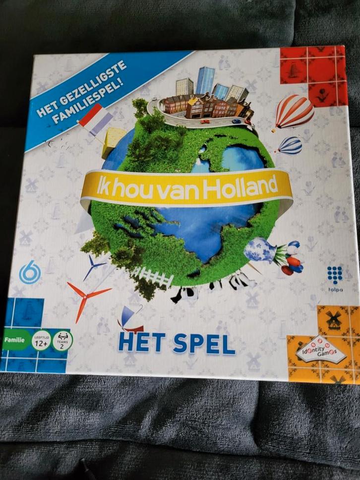 Ik Hou van Holland - Het Spel (Nieuw in Doos), Hobby en Vrije tijd, Gezelschapsspellen | Bordspellen, Nieuw, Drie of vier spelers