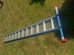 Hoge ladder, uitschuifbaar tot 6 meter, 2x 12 sporten, Ophalen, Gebruikt, 4 meter of meer