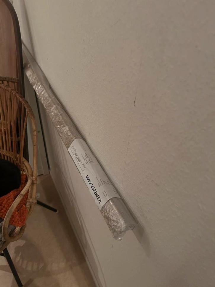 Gordijnrails Move van Veneta - 306 cm - nieuw, Huis en Inrichting, Stoffering | Gordijnen en Lamellen, Nieuw, 200 cm of meer, Wit