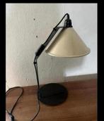 Unieke vintage design bureaulamp Metaal Donkerbruin/ beige, Ophalen of Verzenden, Zo goed als nieuw, Metaal, Minder dan 50 cm