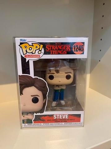 Stranger Things Steve 1245 Funko Pop seizoen 4 beschikbaar voor biedingen
