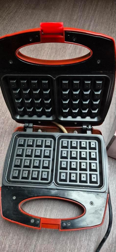 Wafelijzer - Captain Cook Electric, Witgoed en Apparatuur, Wafelijzers, Gebruikt, Uitneembare platen, Vaatmachinebestendige platen