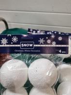 sier sneeuwballen 20 stuks nieuw, Diversen, Kerst, Ophalen of Verzenden, 'T Olde Gre-j, Info@toldegrej.nl, Endepoelstraat 20f Didam