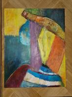 (Cobra Groep) Erik Ortvad  Olie werk op doek, Antiek en Kunst, Kunst | Schilderijen | Klassiek, Ophalen